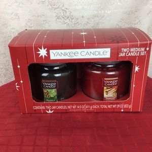 Yankee Candle 2-Pack Medium Jars Balsam Cedar Cinnamon